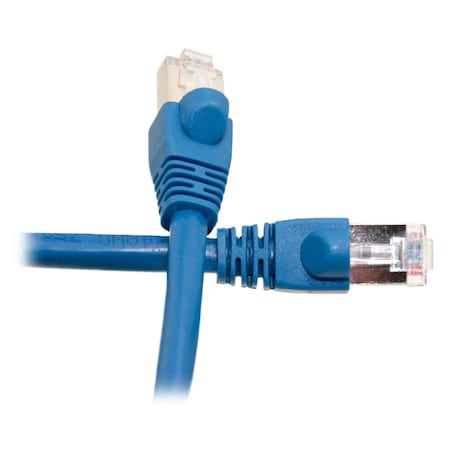 Cable Wholesale CableWholesale 3 ft. Shielded Cat6 Ethernet Patch Cable Snagless Molded Boot, Blue 10X8-56103